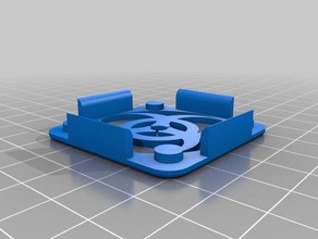40 mm de la tapa del ventilador biohazard edición Impresora 3d accesorios 3d print model - Mito3D