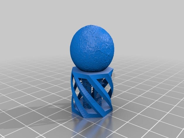 tour de pierre poème art abstraite la forme d'onde 3D print model - Mito3D