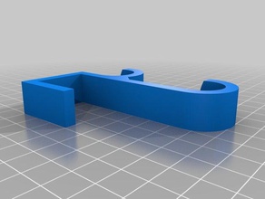 customized door hook hanger cubicle organization 3d print model - Mito3D