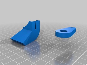 snap-fit-Gebläse duct 3d-Drucker Teile kundengebundene 3d print model - Mito3D
