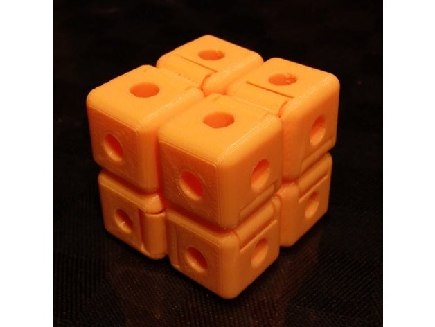 cip-fidget-cube gadgets cube fidget Loch 3D print model - Mito3D