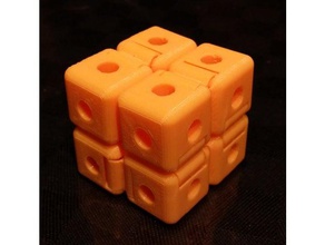 cip fidget cubo gadget foro 3d print model - Mito3D