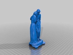 le froid Skulpturen manosque paul bloche Skulptur statue 3d print model - Mito3D