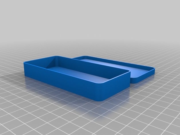 il mio personalizzato semplice pienamente box portautensili & caselle su misura 3D print model - Mito3D