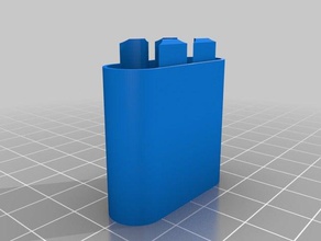 3 aaa bottom containers customized 3d print model - Mito3D