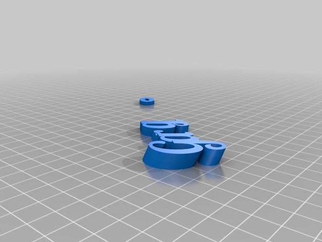 my customized iamburny's text - name keyring keyfob organization 3D print model - Mito3D