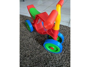 scooter melhoria flexable filiment de crianças tpu roda 3d print model - Mito3D