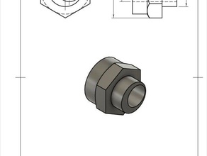 exzentrische Abstandshalter m5 openbuilds kompatibel 3d-Drucker Teile 3d print model - Mito3D