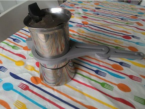 coffeepot opener tools coffee hand italian design 3d print model - Mito3D