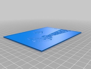 özelleştirilmiş lithopane benim 2d sanat 3d print model - Mito3D