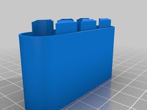 4 aa bottom - ok containers customized 3d print model - Mito3D