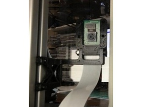 rpi support de caméra rostock max L'imprimante 3d pièces 3d print model - Mito3D