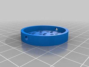 círculo de la hoja interior joyería personalizado 3d print model - Mito3D