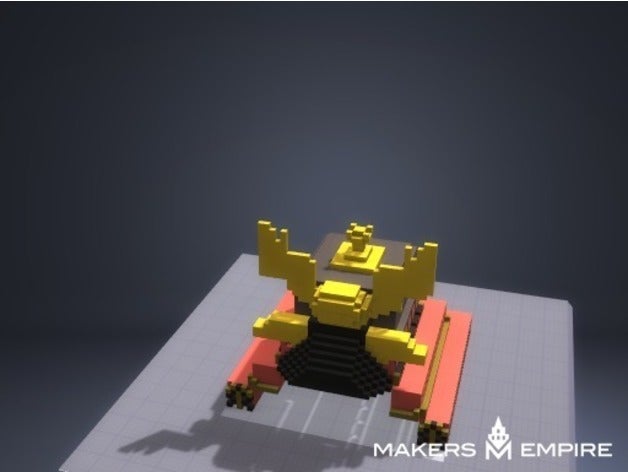 kabuto Helm mk 2 Kunst 3D print model - Mito3D