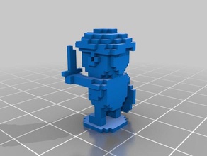 voxel cavaliere le creature fantasia da tavolo 3d print model - Mito3D