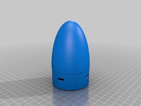 bt80 nose cones vehicles model rocket tarc 3d print model - Mito3D