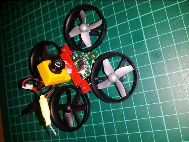 cam-Halter eachine x 73 cam-e010 h36 r c Fahrzeuge e010 fpv Kamera mount 3D print model - Mito3D