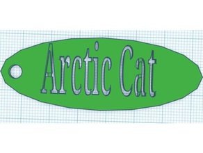 arctic cat chave de cadeia arcticcatsnowmobiles A impressão 3d 3d print model - Mito3D