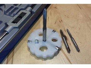adjustable strong tap wheel handle hand tools m5 thread 3d print model - Mito3D