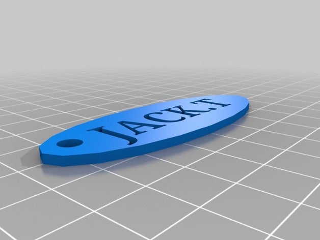 copia chiave a catena ajb La stampa 3d 3D print model - Mito3D