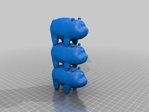 nos desnudos osos de la pila La impresión en 3d 3d print model - Mito3D