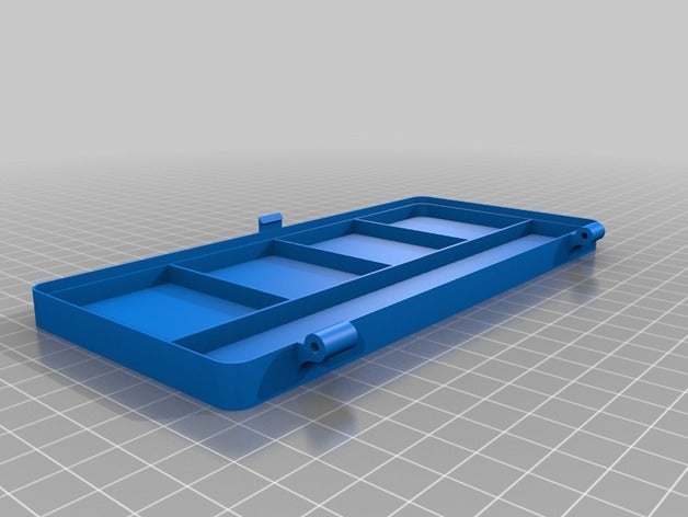 meine angepasste aufklappbaren box 1xn v2 - Organisation kundengebundene 3D print model - Mito3D