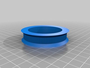 my customized parametric pulley 2 3d printer parts 3d print model - Mito3D
