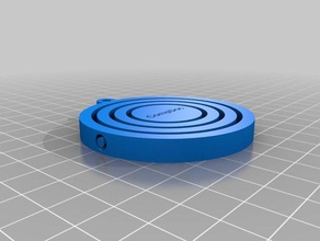 my customized gyroscope keyring household 3d print model - Mito3D