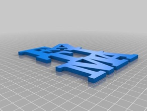 fátima 2 sinais e logotipos personalizado 3d print model - Mito3D