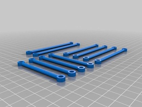 pont en poutre treillis membres L'impression 3d 3d print model - Mito3D