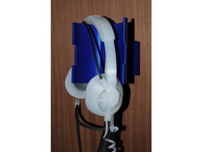 flexible chin strap attachment audio diy eq-1 headphones watertight 3d print model - Mito3D