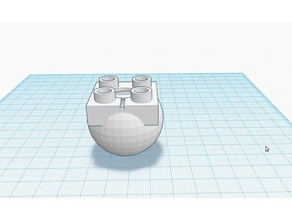 lego duplo compatibile con lampada led, led striscia di filo tunnel La stampa 3d 3d print model - Mito3D