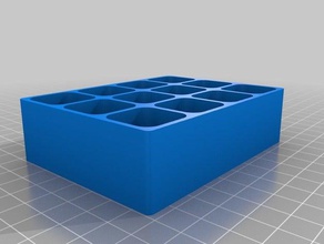mon personnalisés ronde organizerfinal les conteneurs personnalisé 3d print model - Mito3D