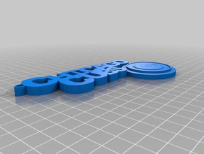 cubs key tag 3d printer accessories sixthflagbearer 3d print model - Mito3D
