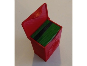 yugioh deck holster toy & game accessories belt clip box card cards case holder lid millennium puzzle yugi 3d print model - Mito3D