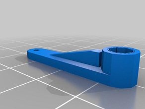 my customized parametric servo arms 3f 2f 1f robotics 3d print model - Mito3D