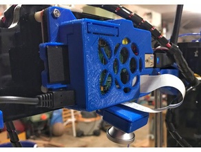 rear anet a8 mount raspberry pi b camera 3d printer accessories case 3d print model - Mito3D
