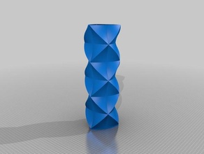 reuleaux vase gen 1 art decor decoration flower triangle 3d print model - Mito3D