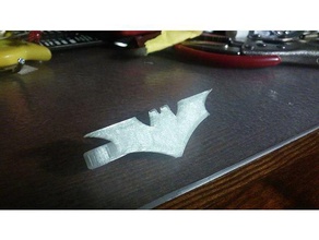 batman tie clip accessories 3d print model - Mito3D