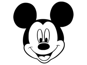 mickey mouse un aimant de réfrigérateur les signes et logos dessin animé la souris toon wslab 3d print model - Mito3D