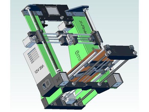 a4-3d-printer peprap prusa i3 3d printers printer 3d print model - Mito3D