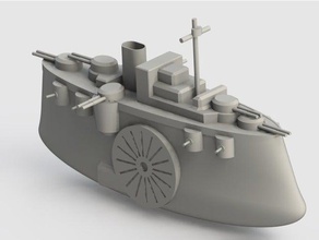 dreadnought brinquedo & acessórios para jogos navio 3d print model - Mito3D
