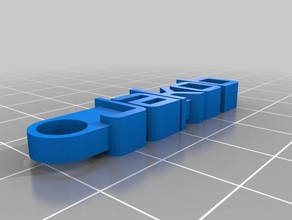 jacob name organization customized 3d print model - Mito3D