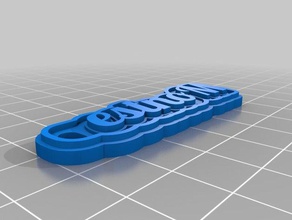 montse2 keychains customized 3d print model - Mito3D