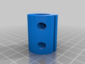 my customized axis coupler 5 12 parts 3d print model - Mito3D
