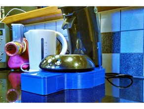 café-nect - socle connecter verser cafeti re senseo ménage 9g servo android arduino accessoire assistivetech le petit-déjeuner café chocolat ordinateur une cuisine domotique emax maison outil de déjeuner phillips smarthome smartphone la technologie wemos d1 mini wifi 3d print model - Mito3D