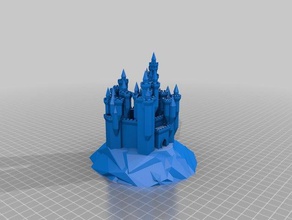 mon personnalisés grand château puissance alternateur alec herr bâtiments et structures personnalisé 3d print model - Mito3D