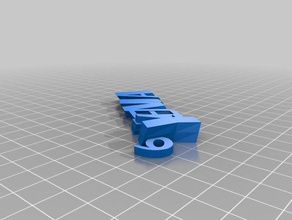 Schlüsselanhänger ylenia kundengebundene 3d print model - Mito3D