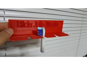 oral-b pennelli in stile supporto a parete bagno 3d print model - Mito3D