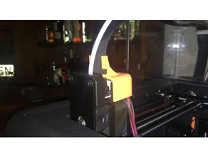 wanhao d6 cable holder 3d printer parts duplicator 6 mod wahnhao ribbon ribboncable 3d print model - Mito3D